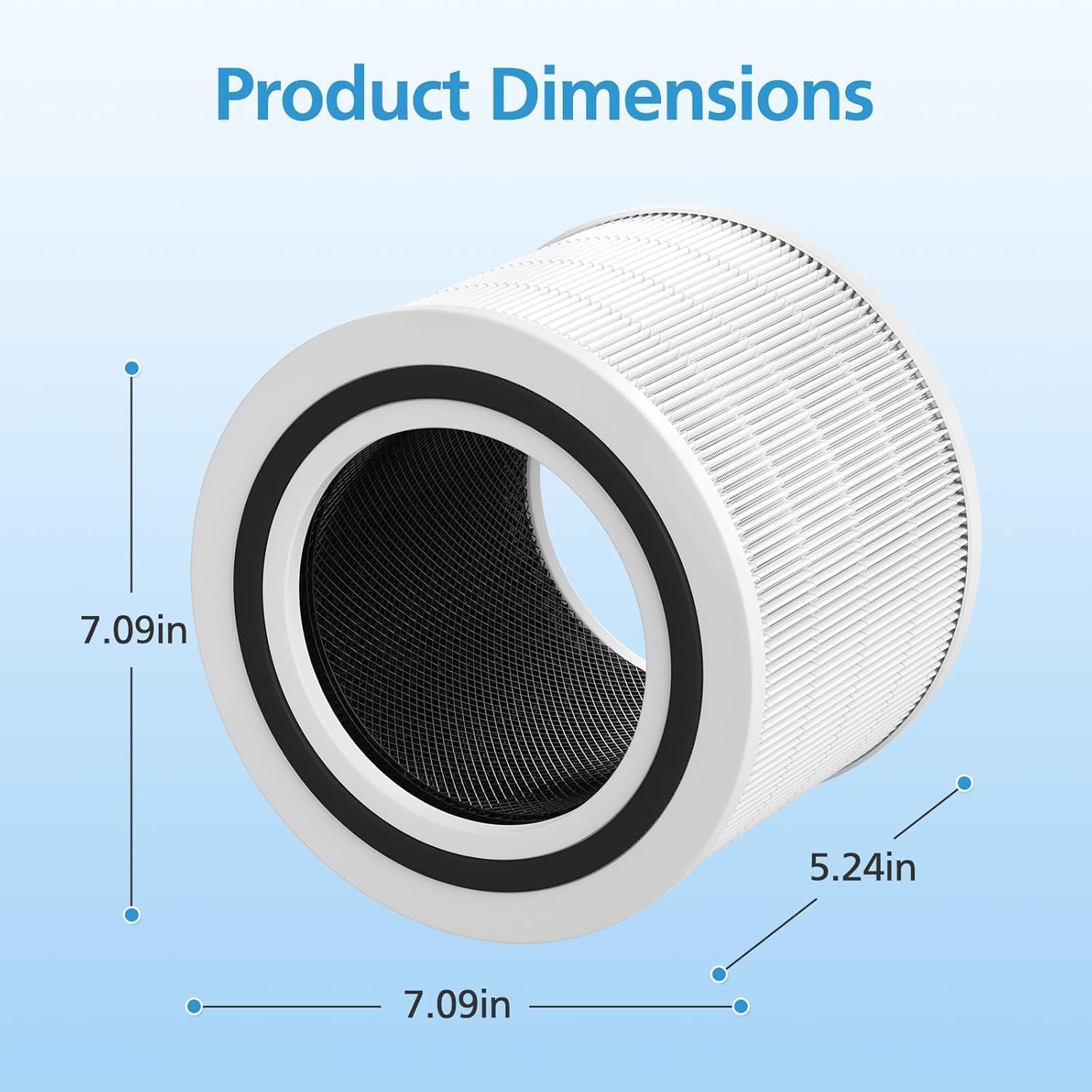 Core 200S Replacement Filter For Levoit Core 200S-P Smart Wifi Air Purifier | Compare Part#Core 200S-Rf, Core 200S-P, For Levoit Core 200S Replacement Filter, 2 Pack