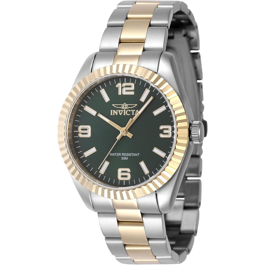 Invicta Women'S 47470 Specialty Quartz 3 Hand Green Dial Watch