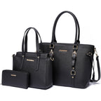 Montana West 3Pcs Purses For Women Tote Bag And Wallet Set Shoulder Satchel Handbags