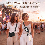 Small Crossbody Bag With Phone Lanyard And Wrist Strap Mini Checkered 4.5X6.5 Purse With Rfid Clip And Go For Travel