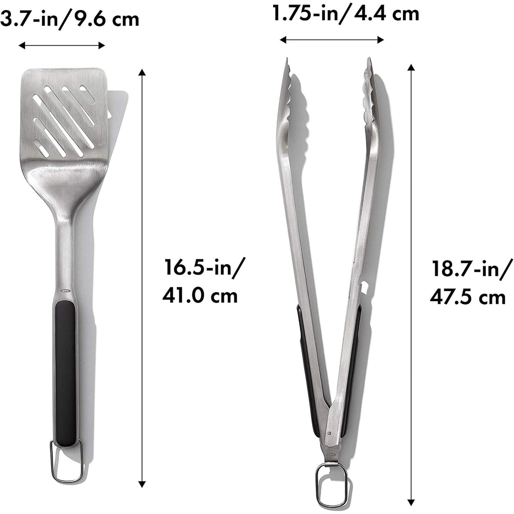 Oxo Outdoor Grilling Turner And Tongs Set