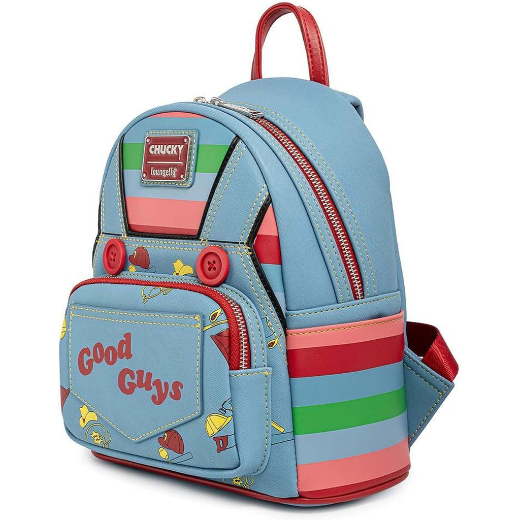 Loungefly Childs Play Chucky Cosplay Womens Double Strap Shoulder Bag Purse