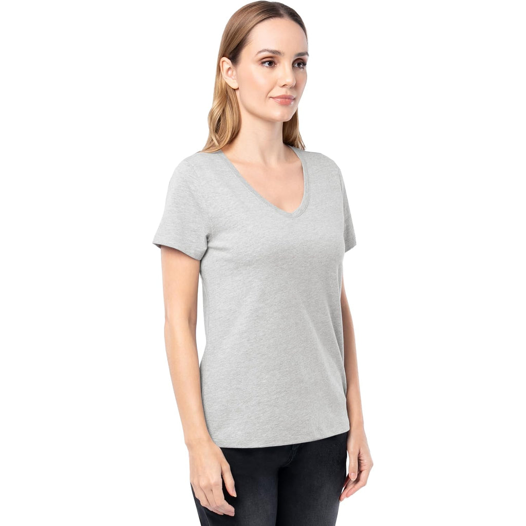Fruit Of The Loom Women'S Short Sleeve V-Neck T-Shirt, 2 Pack