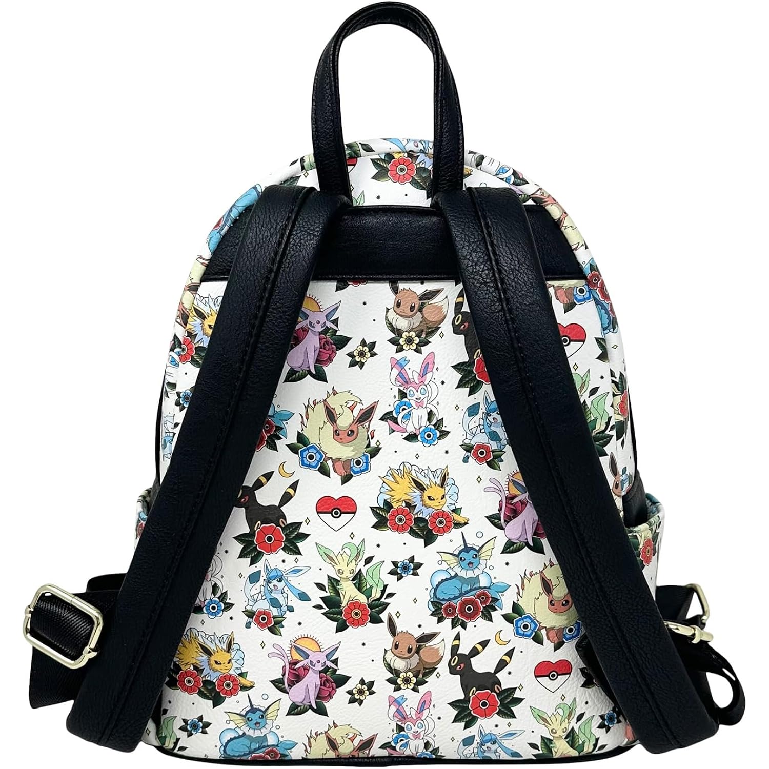 Loungefly Pokemon Eeveelutions Tattoos Print Womens Shoulder Bag Handbag Purse