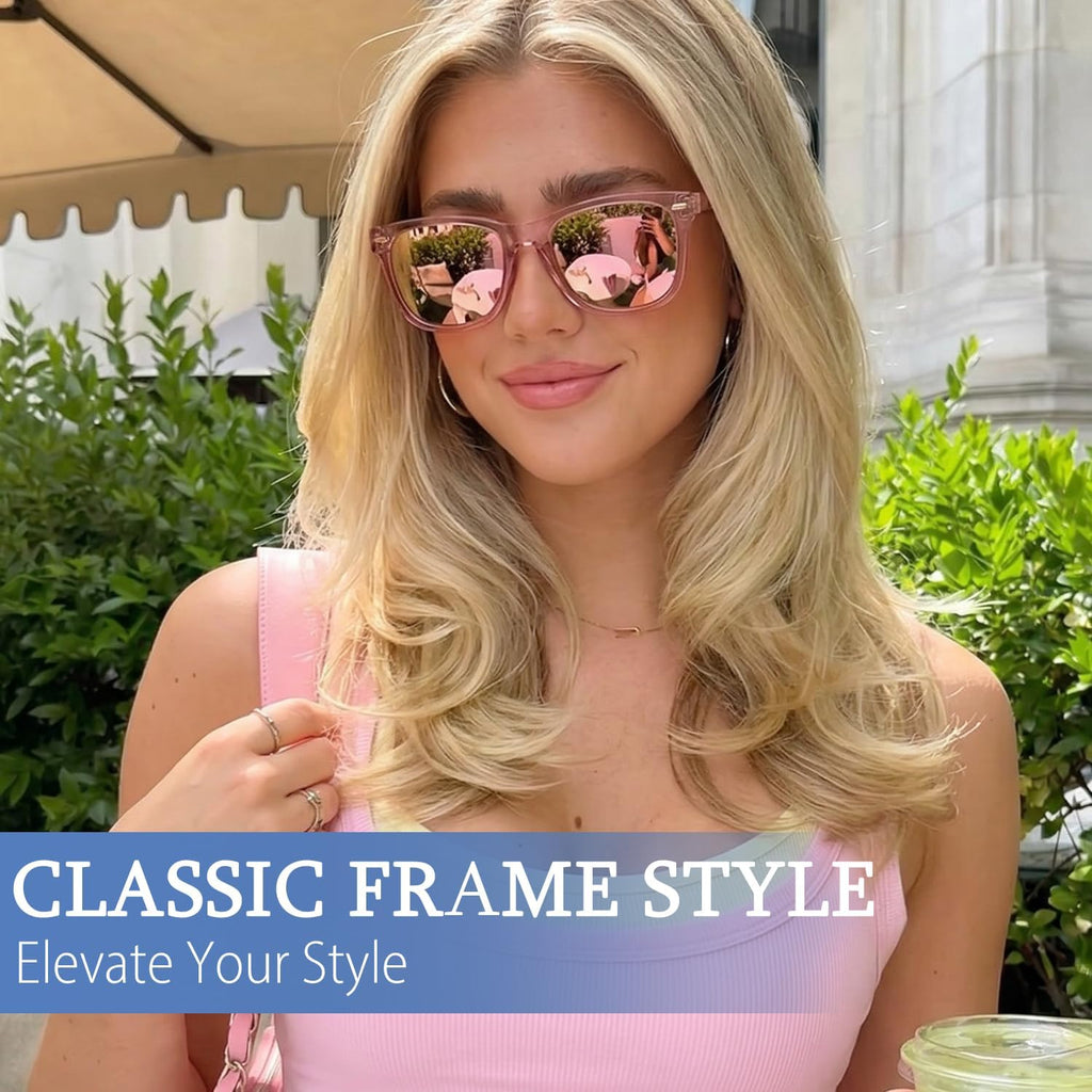 Myiaur Classic Sunglasses for Women Polarized Driving Anti-Glare UV Protection