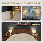 Pokat 20.75" Small Modern Ceramic Table Lamps Set Of 2 For Bedroom, White Bedside Lamps For Night Stands, Farmhouse Desk Home Decor Gift Nightstand Table Lamps For Living Room End Table Beige
