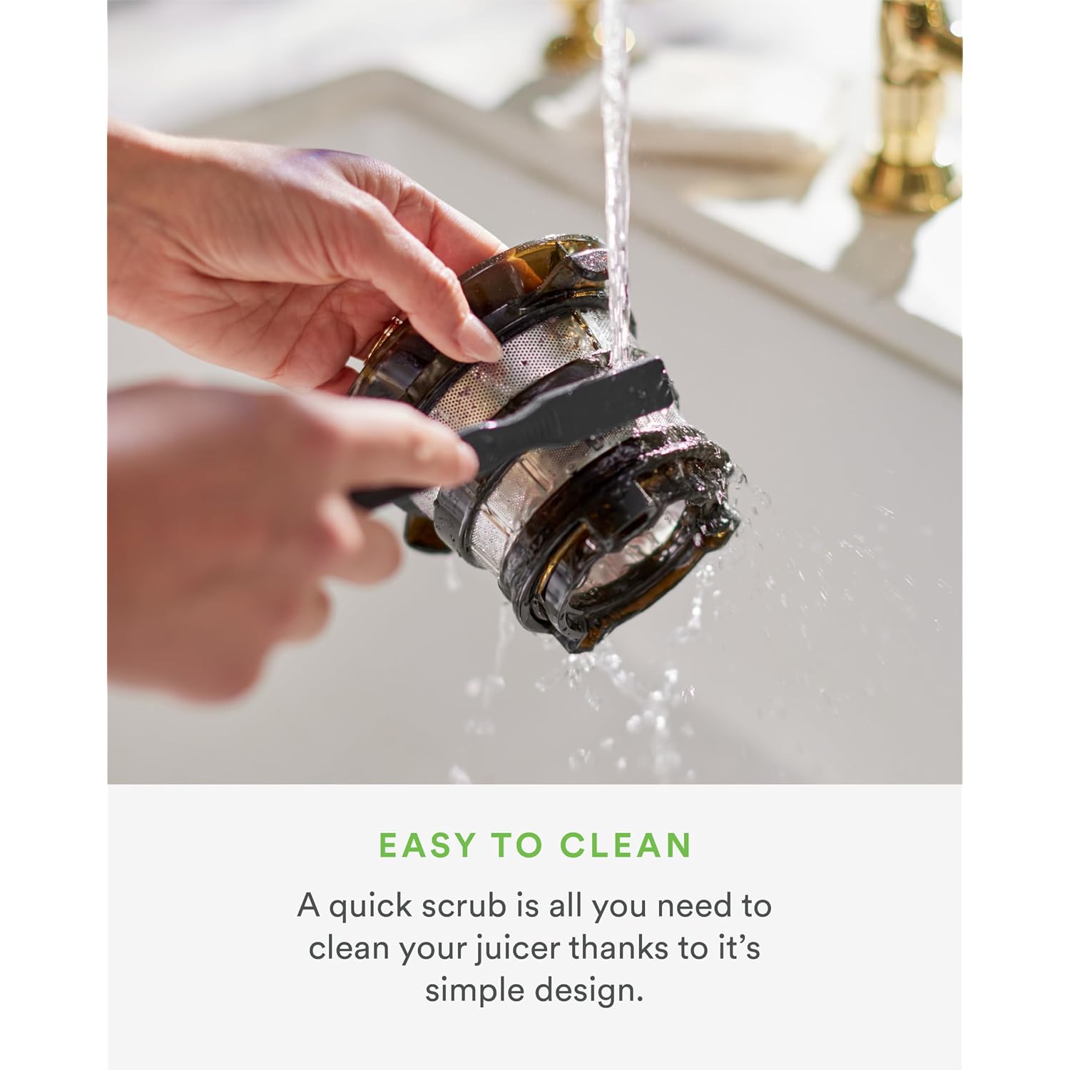 Nama J2 Cold Press Juicer – Self Feeding For Hands-Free Operation With Wide Mouth Hopper For Whole Recipe Loading, Zero Waste Masticating Juicer For More Juice, Less Pulp – Easy Cleanup & Assembly