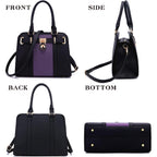 Handbags Sets For Women Shoulder Bags Top Handle Work Satchel Tote Purses Set With Matching Wallet 2Pcs