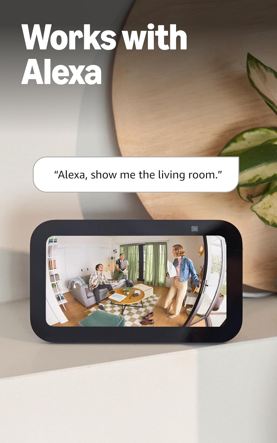 Ring Indoor Cam, Home Or Business Security In 1080P Hd Video, White
