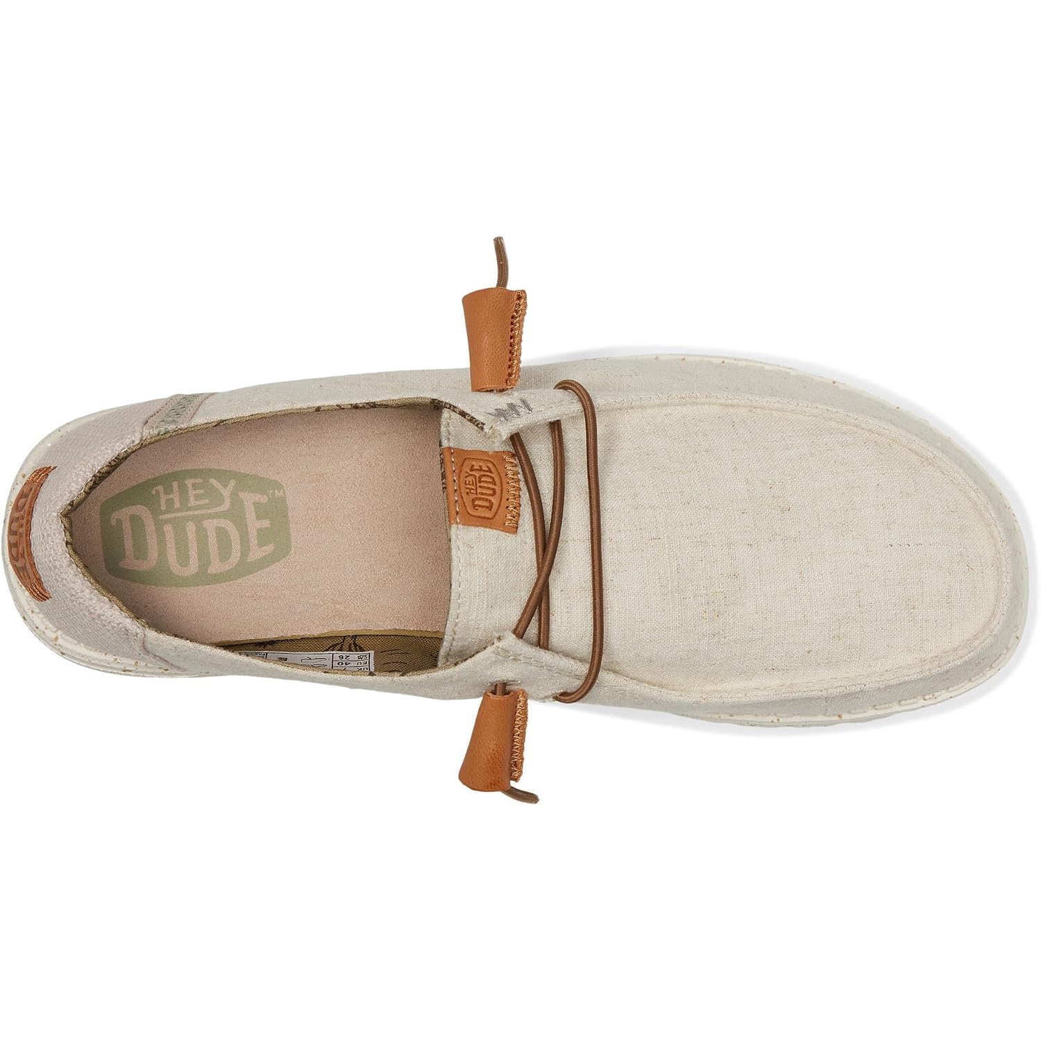 Heydude Women'S Wendy Washed Canvas | Women’S Shoes | Women’S Lace Up Loafers | Comfortable & Light-Weight