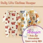 Kids Hangers - 100 Pack, 11.5 Inch White Baby & Toddler Hangers For Closet - Ideal For Baby Standard Use