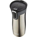 Contigo West Loop Stainless Steel Travel Mug With Autoseal Lid, 16Oz., Stainless Steel/Black