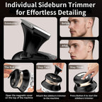 Moricsom® Self Haircut Kit For Men With Trimmer Electric Hair Clipper For Even Buzz Cut Crew Cuts Waterproof Cordless Led Display Usb-C Rechargeable Diy Haircut At Home And Easy To Clean
