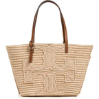 Tory Burch Women'S Ella Structured Straw Small Tote