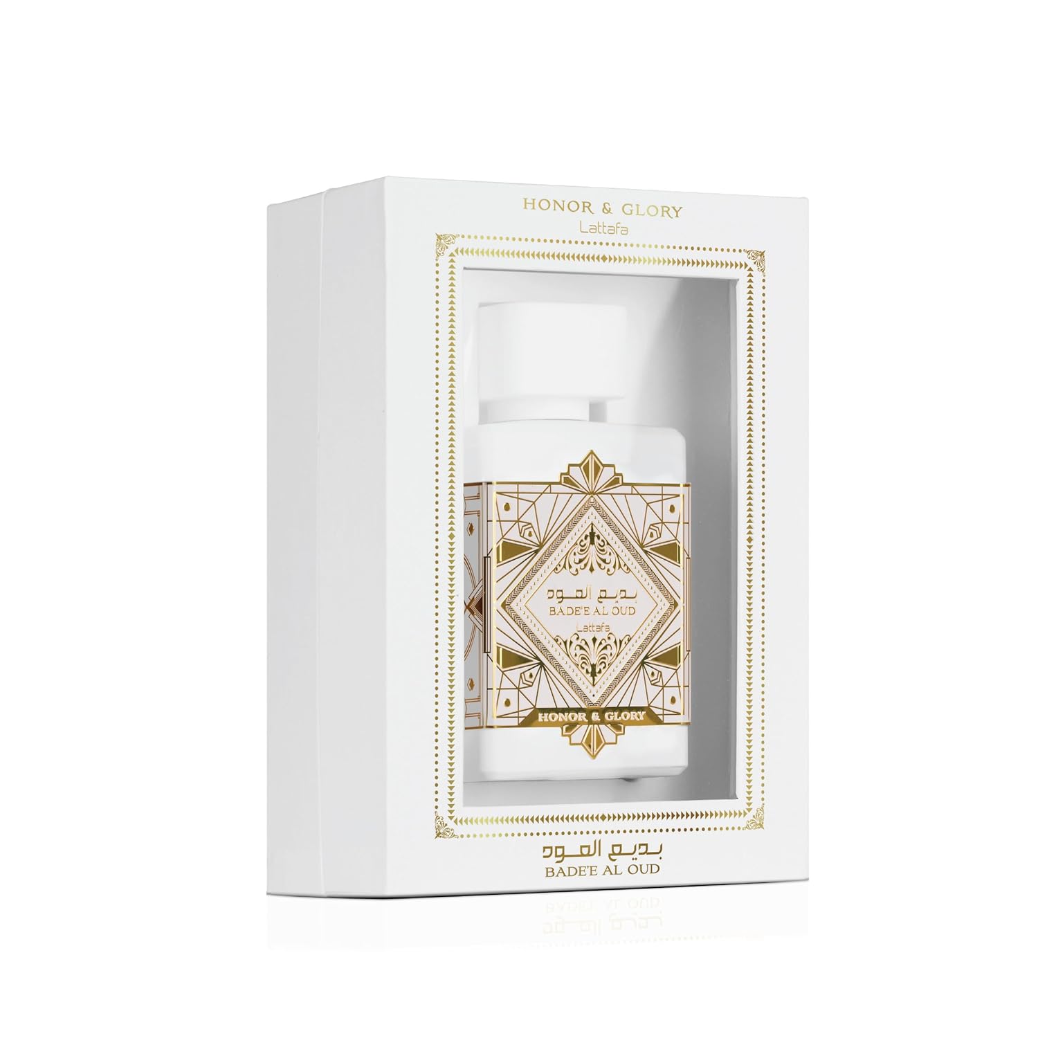 Lattafa Bade'e Al Oud Honor & Glory - Fruity, Vanilla, Warm Spicy, Woody - Eau de Parfum Long-Lasting Fragrance for Unisex, 3.40 Ounce / 100 ml | Unisex