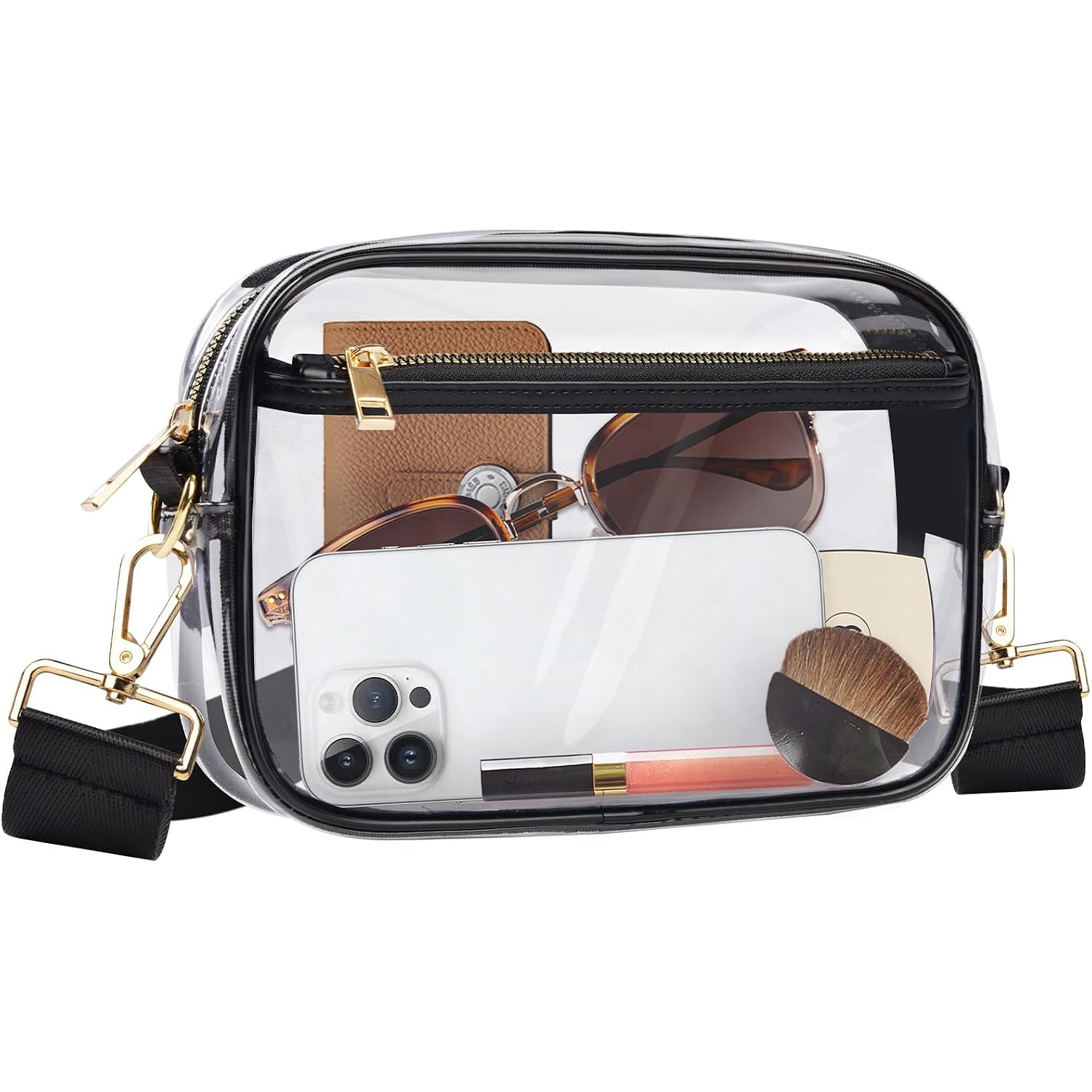 Clear Bag Stadium Approved, Clear Crossbody Bag Purses For Women For Concert, Sports, Festivals
