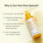 Medicube Peel Shot With Kojic Acid Turmeric | Reset In One Step | Gentle Exfoliating Serum With Bha, Lha, Pha For Dead Skin Cells, Blackheads, Excess Sebum | For Dull, Rough, Troubled Skin | 2.7 Fl.Oz