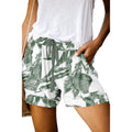 Womens Casual Shorts Comfy Elastic Waist Drawstring Pocket Shorts Pants