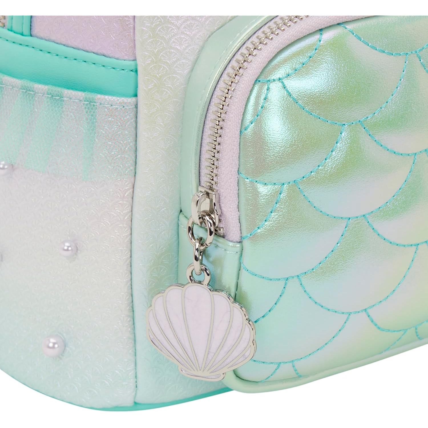 Loungefly The Little Mermaid Iridescent Pearl Mini Backpack