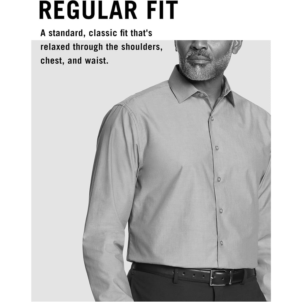 Kenneth Cole Unlisted Men'S Regular Fit Solid Dress Shirt - Amazon Exclusive