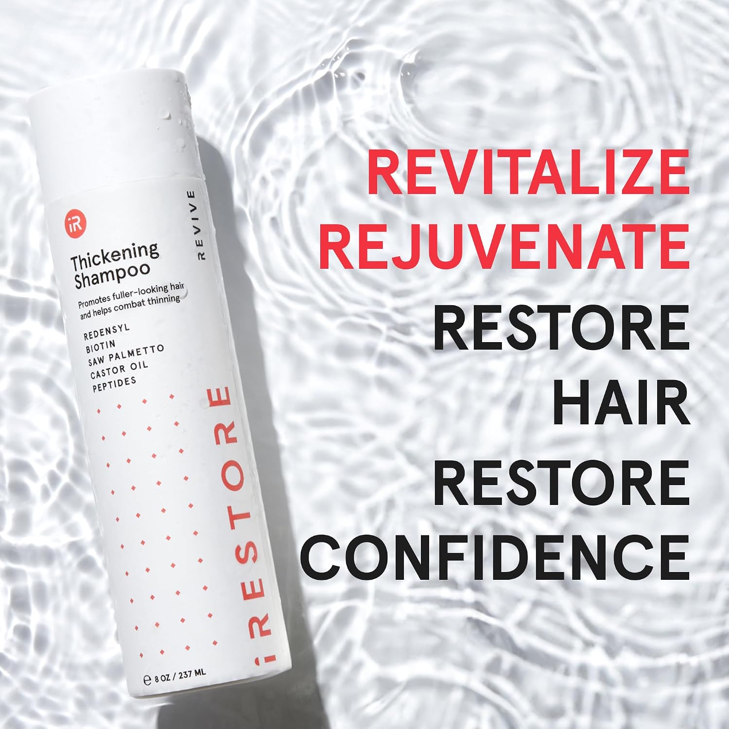 Irestore Anti Hair Loss And Thinning Shampoo - Biotin Formula For Hair Growth, Thickening And Volumizing For Men & Women