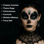 3Pcs Black Face Body Paint Stick Set For Adults, Non-Toxic Hypoallergenic Eye Black Sticks For Halloween Baseball, Softball, Football, Lacrosse, Soccer, Hockey