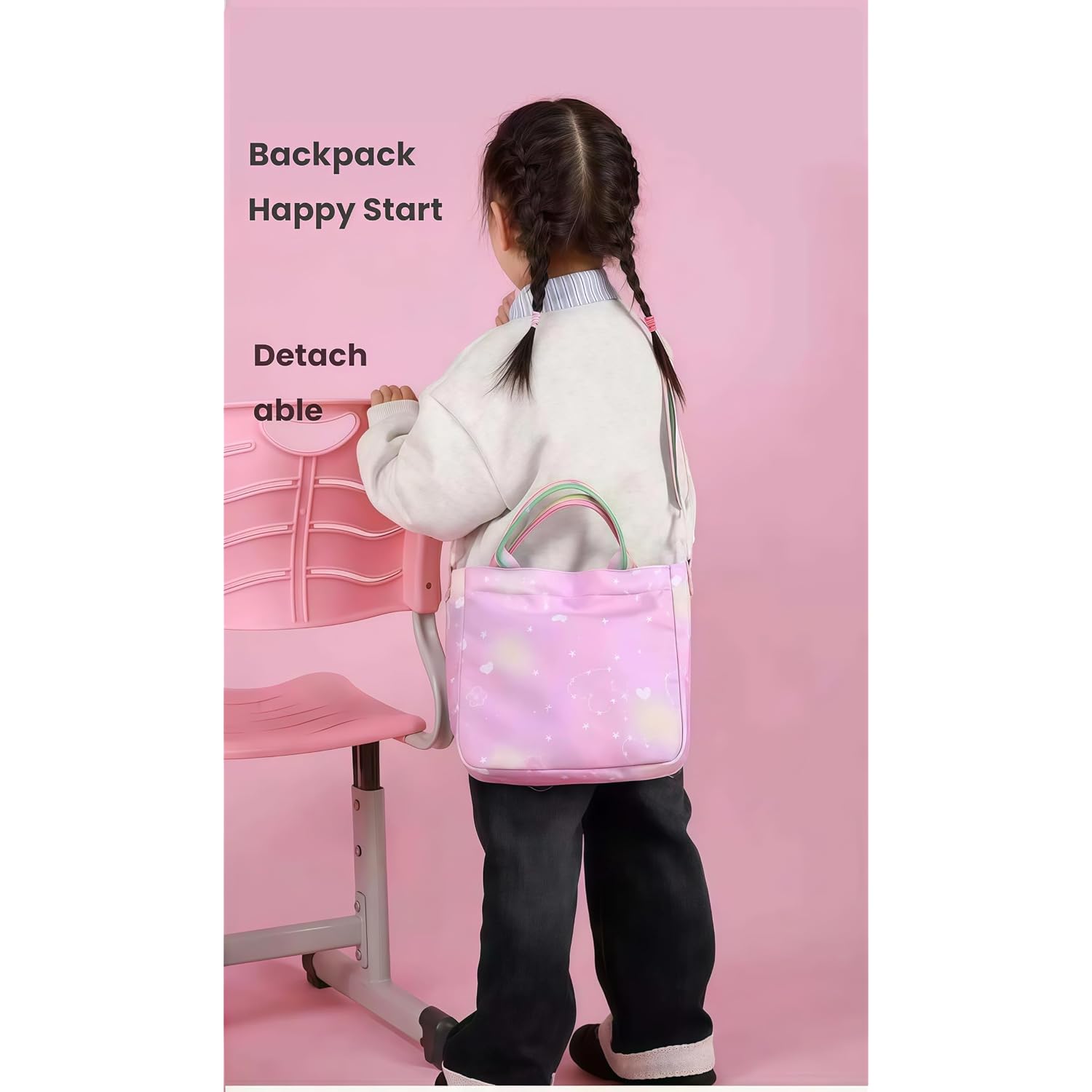 For Demon Hunters Crossbody Bag, For Korean Idol,Also A Shoulder Bag, Features A Cartoon Pattern Design. (Purple)
