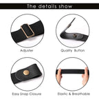 SUOSDEY No Buckle Elastic Stretch Belts for Men and Women, Comfortable Invisible Belts for Jeans Pants