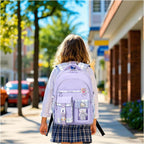 Girls Backpack,Cute School Backpack For Girls Kids Teens | Kawaii Bookbag For Primary Elementary