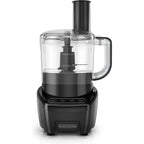 Black+Decker 3-In-1 Easy Assembly 8-Cup Food Processor, Stainless Steel S-Blade, Easy-Clean, Touchpad Controls Black