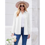 Button Down Shirt for Women Long Sleeve Blouses Floral Printed Tops Business Casual Work Outfits S-XXL