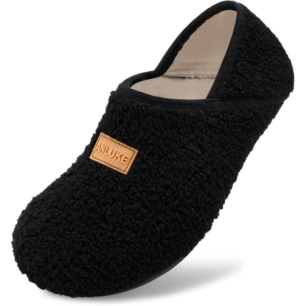 Slipper For Women Men Slipper Socks Fuzzy House Shoes Rubber Sole Slip On Soft-Lightweight Non Slip Indoor/Outdoor