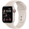 Apple Watch Se (2Nd Gen) (Gps + Cellular, 40Mm) - Starlight Aluminum Case With Starlight Sport Band, M/L (Renewed)