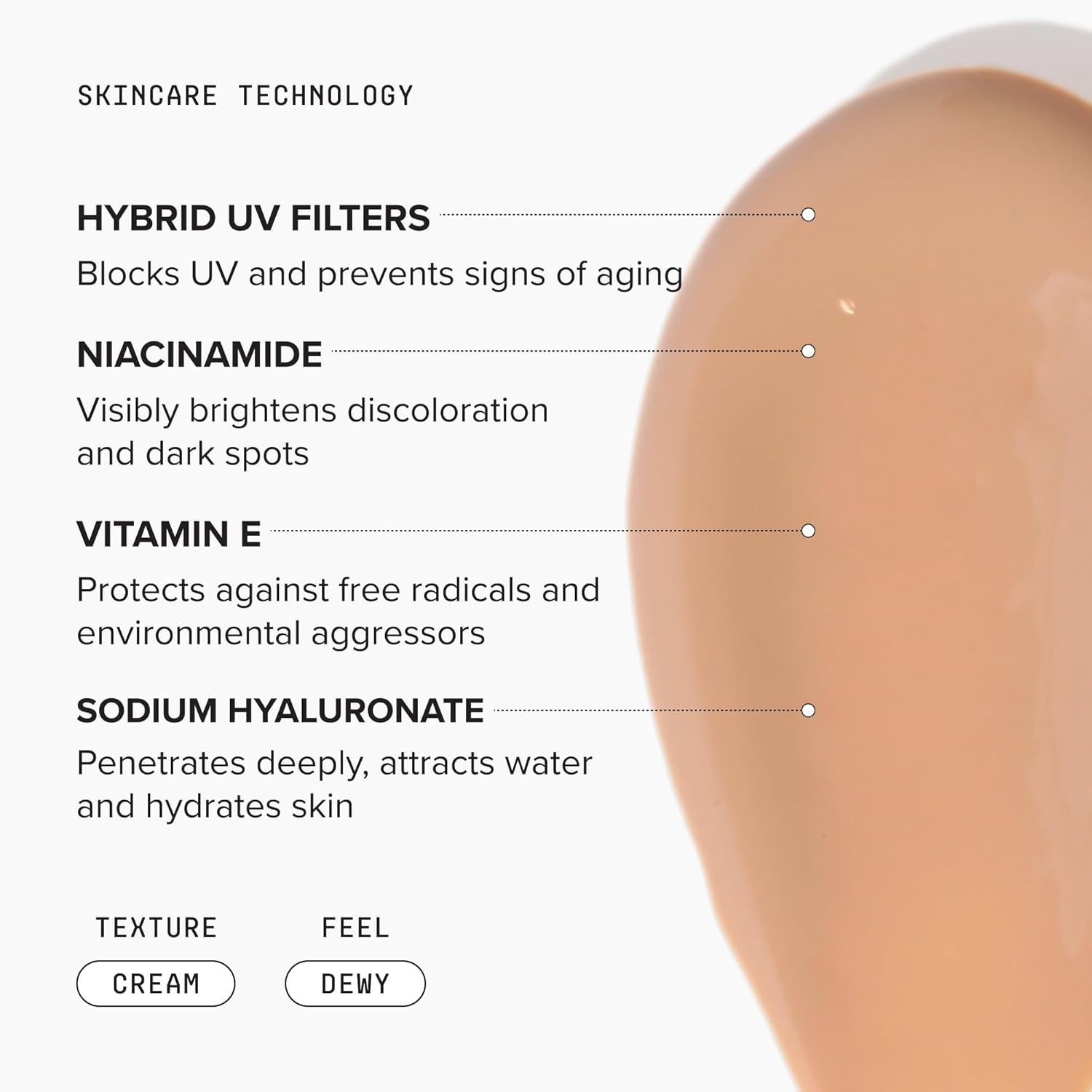 DRMTLGY Universal Tinted Moisturizer SPF 46 – Hydrating Dewy Tinted Sunscreen for Face with Zinc Oxide & Octinoxate – Niacinamide & Hyaluronic Acid – Broad Spectrum Lightweight Daily SPF, 1.7 oz