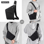 Crossbody Travel Bags For Women, Anti Theft Proof Safe Slim Sling Travel Purses, Personal Flex Shoulder Bag For Men Women