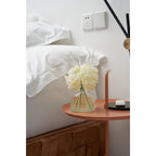 Reed Diffuser - 8.5 Oz Clean Linen Reed Diffuser With 8 Sticks For Home Bathroom Shelf Decor (Simple Luxe Collection)