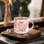 Mothers Day Gifts for Mom from Daughter Son - 12oz Funny Coffee Mug for Mom Wife from Husband Unique Marble Coffee Cup with Gold Print Christmas Birthday Mother's Day Present for Mama Stepmother Women
