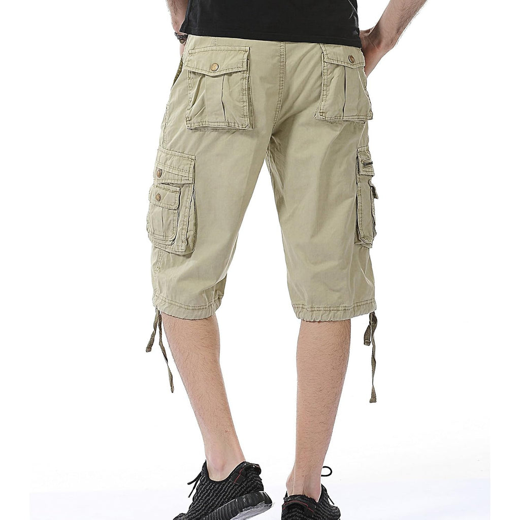 Men'S Camo Cargo Shorts Relaxed Fit Multi-Pocket Outdoor Camouflage Cargo Shorts Cotton