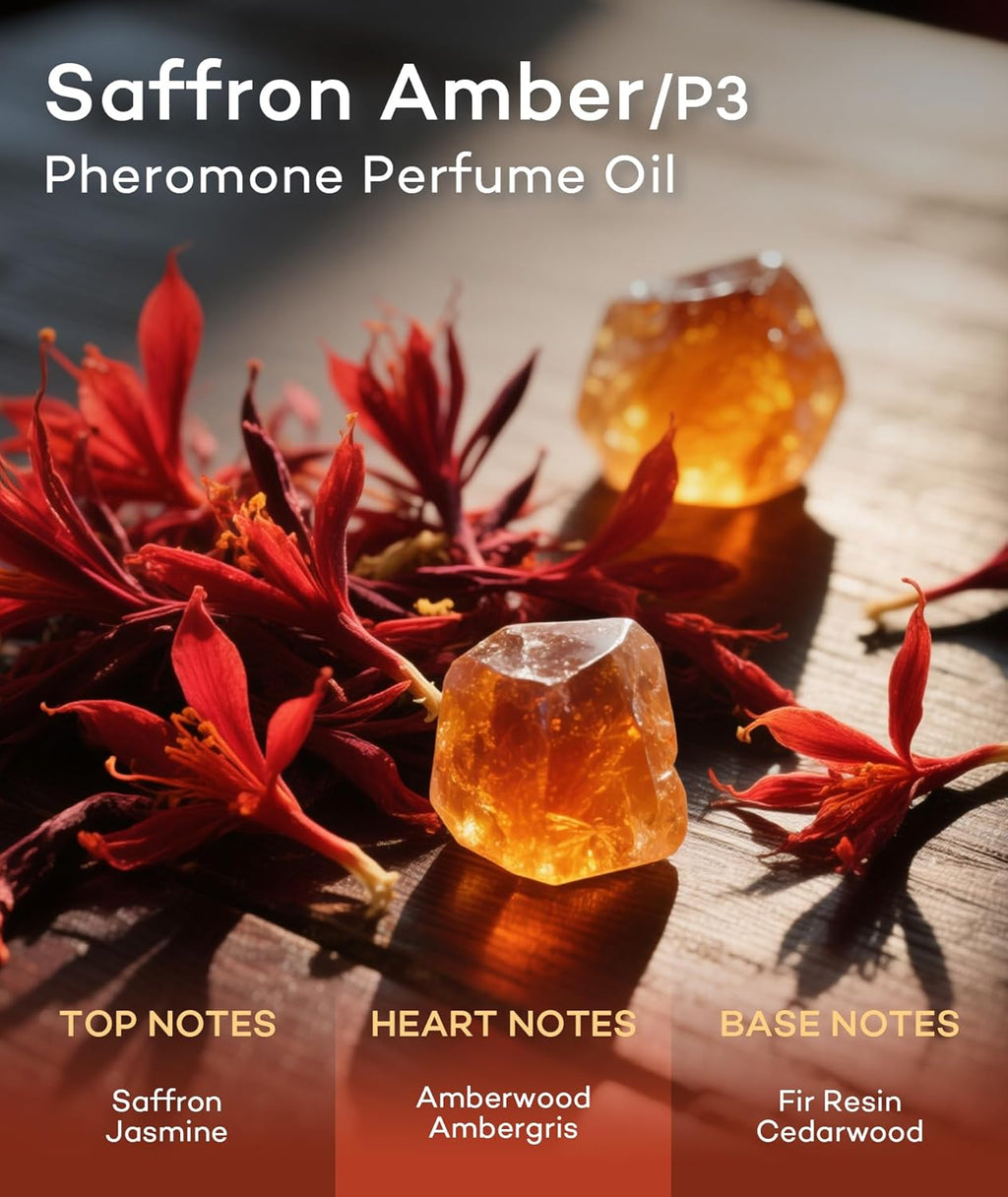purefittech Pheromones Perfume Oil for Women, Long Lasting Coffee Vanilla Roll-on Fragrance, Pure Essential Oil Parfume, 0.34 fl oz (10ml) Travel Size, Made in USA