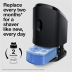 Braun Clean & Renew Refill Cartridges CCR, Replacement Shaver Cleaner Liquid Solution for Clean&Charge System, Pack of 4