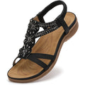 Littleplum Sandals For Women Handmade Arch Support Summer Womens Sandals Comfort Walking Orthopedic Bohemian Flip Flop