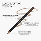 Sorme Cosmetics Waterproof Eyebrow Pencil (True Taupe) | Natural Defining Brow Liner With Brush | Smudge-Proof & Waterproof Eyebrow Makeup | Nourishing Eye Brow Pencil For All Skin Types