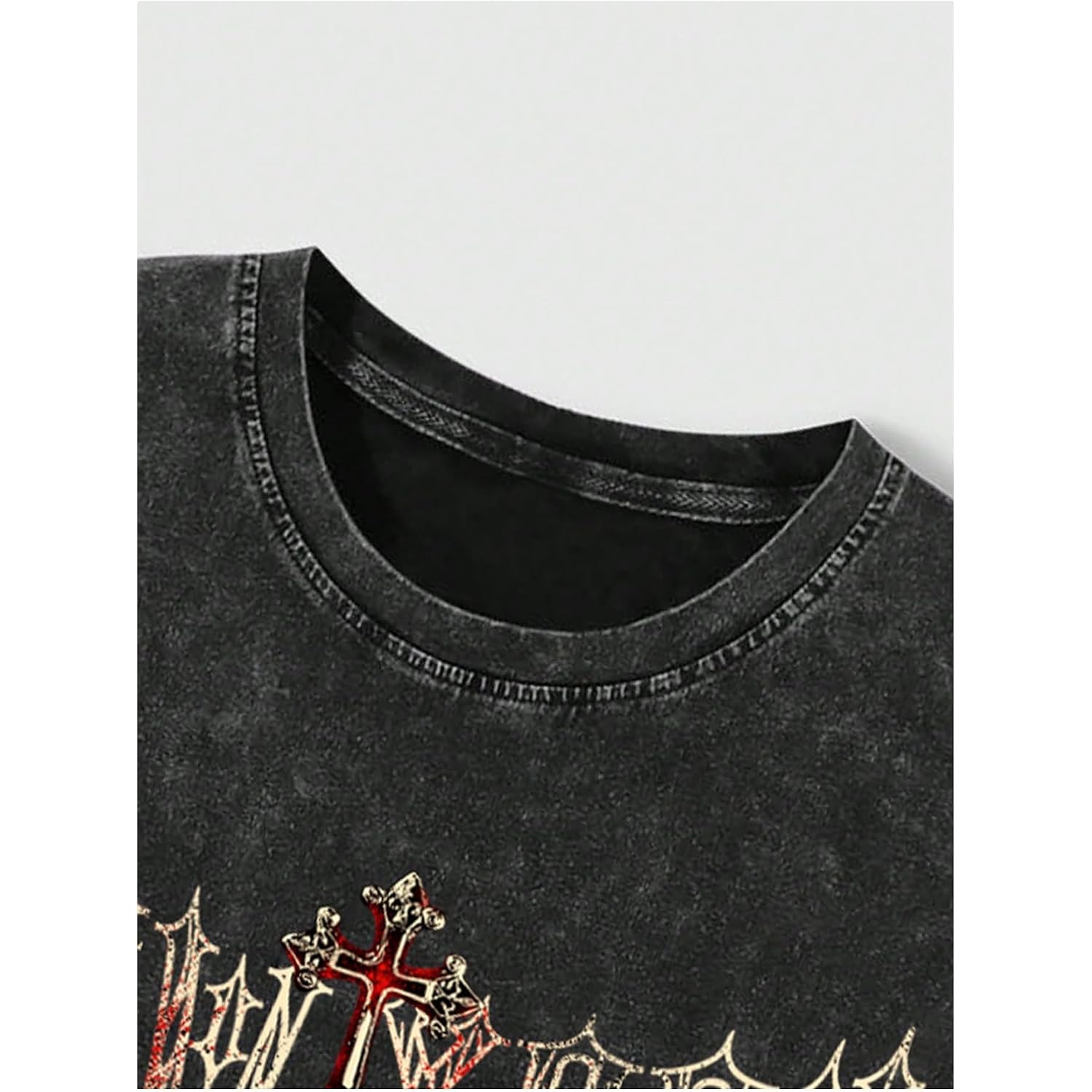 Verdusa Men'S Y2K Graphic Tees Grunge Hippie Distressed Tank Top