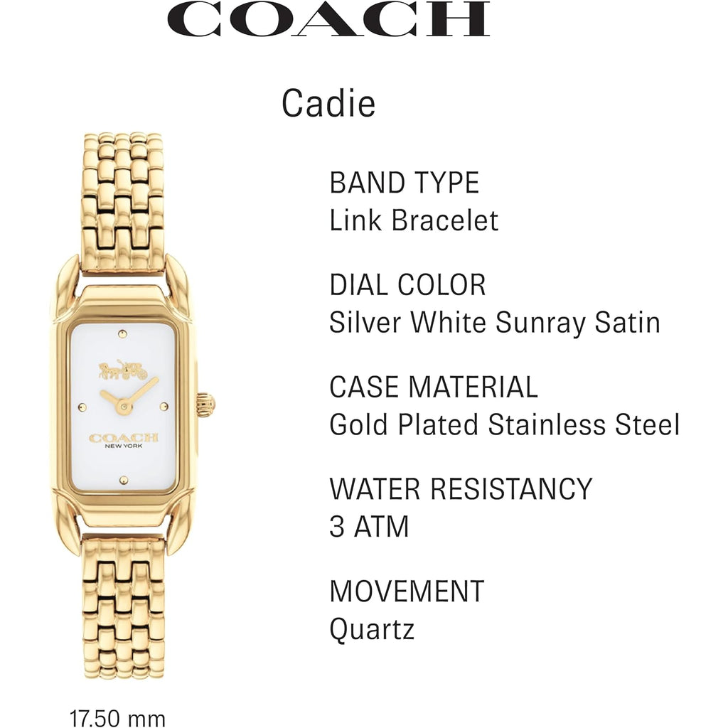 Coach Cadie Women'S Watch -Timeless And Aesthetic - Designed For Every Occasion - Water Resistant - Gift For Her