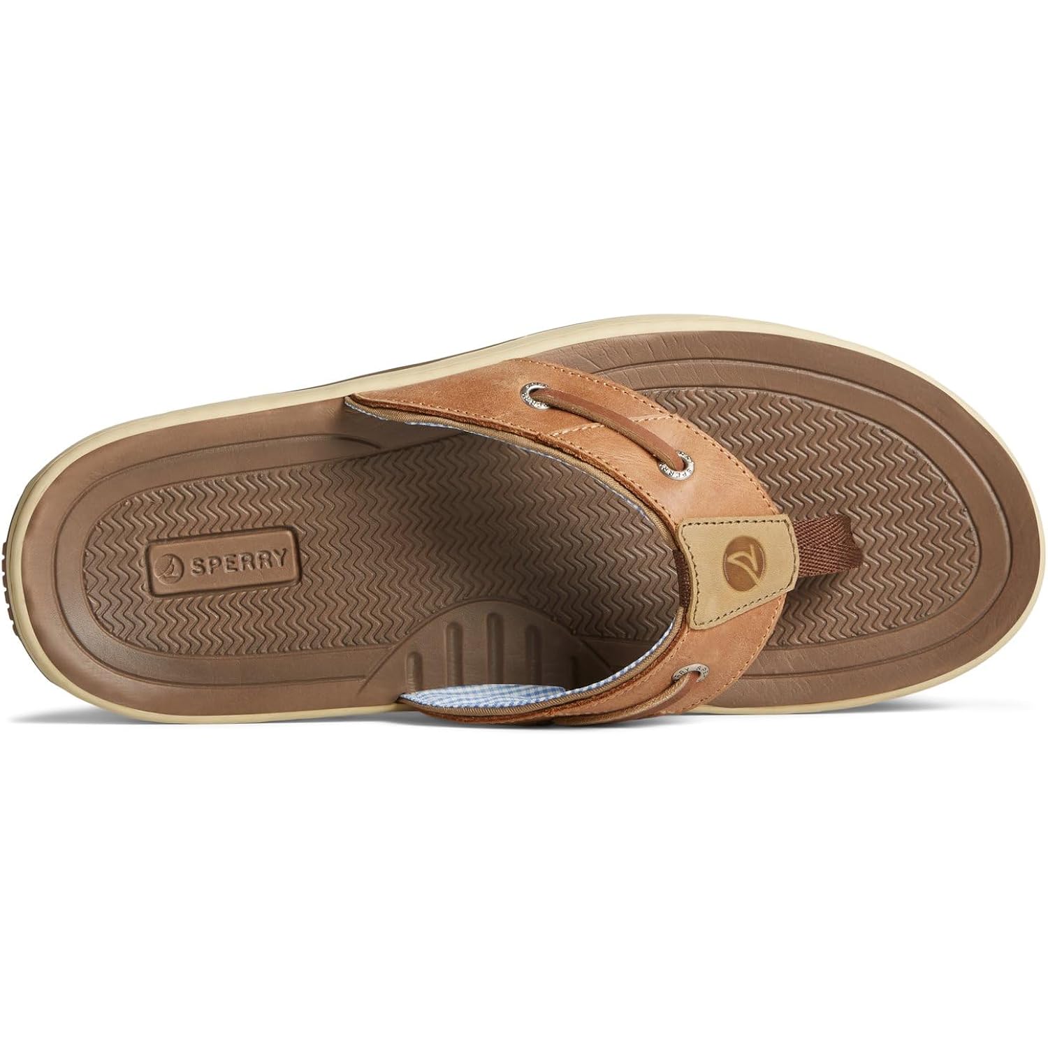 Sperry Men'S Baitfish Leather Flip Flop Sandal