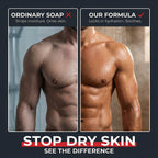 Dead Sea Collection Sandalwood Men’S Body Wash – 3 In 1 Body Wash For Men For Hair, Face & Body – Moisturizing Shower Gel With Dead Sea Minerals – Pack Of 2 (33.8 Fl Oz Each)