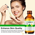 Flasture Vitamin E Oil 75,000 Iu – 100% Pure Natural Vitamin E For Skin, Face, Hair, Scars – Deep Moisturizing Body Oil For Dry Skin, Wrinkles – Cold-Pressed, Non-Gmo,Skincare – 2 Fl Oz