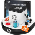 Floating Cooler For Pool, Lake, River & Kayak - Holds Up To 24 Cans With Ice - Leakproof Insulated Cooler For River Floating
