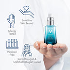 Vichy Mineral 89 Eye Serum, Hyaluronic Acid And Caffeine Cream, Under Eye Cream For Dark Circles, Hydrating & Puffiness Reducer, Opthalmologist Tested
