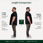 Strongsize Big And Tall T-Shirts For Men – Stretch Cotton Crewneck Xl-8Xl | Available In Regular And Longer Length